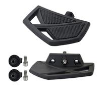 Reposapies Moto Plataformas de suelo para motocicletas ajustables para Harley Davidson, Sportster, Dyna, Suzuki y Yamaha. Juego Pedales(BLACK)