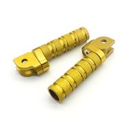 Reposapiés moto Reposapiés Delanteros Ajustables CNC Para Motocicleta CBR1000RR 600RR CBR500R CBR600F RVF750R(Oro)