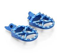 Reposapiés moto Reposapiés Forjados Para Motocicleta YZ250F WR450F YZ450FX 2024 YZ450F 2023-2024 YZF 250 450 WRF 450(Azul)