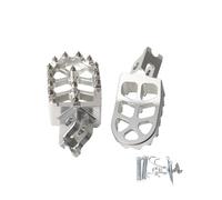 Reposapiés Moto Reposapiés Motocicleta para CR125 CR250 CRF 250 X 300 L 450 150 R CRF250L CRF300L CRF1000L CRF1100L Estriberas(2)