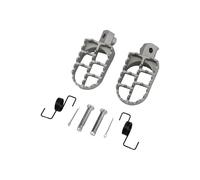 Reposapies Moto Reposapiés Para Motocicleta, Compatibles Con Yamaha PW50 80 TW200 XR50R CRF50 CRF70 CRF80 CRF100F Reposapiés de(Silver)