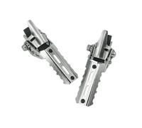 Reposapies Moto Universal 22mm/25mm De Diámetro Tubo Plegable Motocicleta Estriberas Delanteras De Carretera Reposapiés Abrazaderas De Estriberas Estriberas Pedales(2)