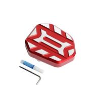 Reposapiés Motocicleta Para Cross Para Cub Para CC110 Pedal Palanca Cambios Para Motocicleta Modificación Almohadillas Antideslizantes Delanteras Traseras Para Reposapiés(Red)