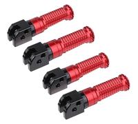 Reposapiés Motocicleta Para Ducati Para Monster 659 696 795 796 797 1100 Para Supersport 937 939 950 S 2009-2024 Estriberas(2 Pairs Red)