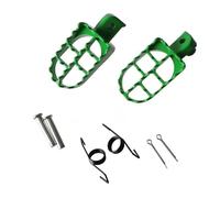 Reposapiés motocicleta para Honda CRF XR 50 70 Xmotor SSR KAYO Pit Dirt Bike(Green)