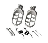 Reposapiés motocicleta para Honda CRF XR 50 70 Xmotor SSR KAYO Pit Dirt Bike(Silver)