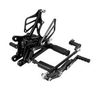 Reposapiés Motocicleta para para YZFR1 para YZF-R1 YZF R1 2007-2008 Motocicleta De Aluminio CNC Estriberas Ajustables Pedales De Apoyo Trasero Motocicleta Estriberas (Color : 1)