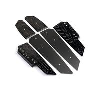 Reposapiés Motocicleta Reposapiés De Motocicleta Estribos Estriberas Placa Pedal Clavijas Para Forza 125 250 Para Forza125 Para Forza250 NSS250(Black)