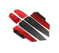 Reposapiés Motocicleta Reposapiés De Motocicleta Estribos Estriberas Placa Pedal Clavijas Para Forza300 Para Forza125 Para Forza250 Para Forza 125 250 300 MF13(Red)