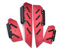 Reposapiés Motocicleta Reposapiés Para Motocicleta Estribo Placa De Pedal Estribos Para Forza350 Para FORZA 350 NSS 2020-2023(Red)