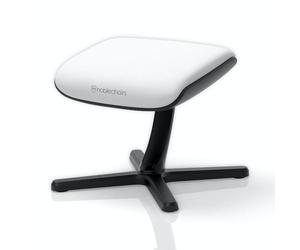 Reposapiés noblechairs NBL-FR-PU-WED blanco aluminio espuma ángulo 45°