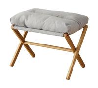 Reposapiés otomano de terciopelo - Reposapiés premium para escritorio, soporte ergonómico ajustable para el pie | Reposapiés de oficina para una mayor comodidad, reposapiés ajustable en altura,