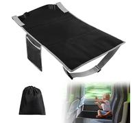 Reposapiés para avión niños: extensión de asiento de avión WEGREAT para niños, reposapiés para niños, para viajes, niños pequeños, reposapiés portátil para viajes de corta distancia, color negro