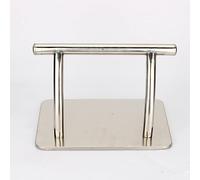 Reposapiés para Barberos, Reposapiés Silla de Peluquería Soporte para Pies Reposapiés Reposapiés de Acero Inoxidable 30x19x20cm