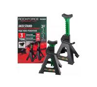 Reposapiés para coche(3TONNES-420max) - Soportes de gato estabilizadores, juego de 2 - Altura de elevación 280 mm - 420 mm. Elevador de coche - Soportes para automóviles 3 toneladas, total 6 toneladas