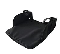 Reposapiés para cochecito: Ajuste Universal, Fácil Instalación, Adecuado para Todas las Estaciones, con Gancho y Bucle para Cochecitos (negro)