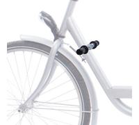 Reposapiés para cuadro de bicicleta para silla infantil delantera Steco ( Plata metal )