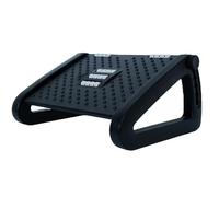 Reposapiés para debajo del escritorio en el trabajo,Reposapiés debajo del escritorio,Reposapiés ajustable de 6 alturas con rodillo de masaje - Taburete cómodo para pies, reposapiés ergonómico para el