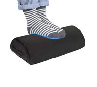 Reposapiés para debajo del escritorio: taburete ergonómico de espuma, almohada reposapiés con soporte fuerte, altura extensible debajo del escritorio