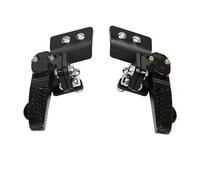 Reposapiés Para Elite125 Fi 2018 2022 2023 Motocicleta Bicicleta Scooter Trasero Pasajero Pedal Clavijas Reposapiés(Black)