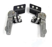 Reposapiés Para Elite125 Fi 2018 2022 2023 Motocicleta Bicicleta Scooter Trasero Pasajero Pedal Clavijas Reposapiés(Plata)