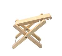 Reposapiés para guitarra, 4 posiciones, altura ajustable, reposapiés plegable de madera maciza, pedales de guitarra