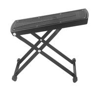 Reposapiés para Guitarra Ajustable en 6 Alturas, Metal y Plástico Resistente - Soporte Antideslizante y Plegable para Comodidad y Estabilidad en el Toque