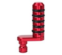 Reposapiés Para Moto Para Aprilia Para Tuono 125 4T Para Shiver 750 900 Palanca Freno Trasero Punta Pedal Clavijas Dedo Pie Derecho(Red)