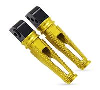 Reposapiés para Moto para Kawasaki ER6N ER6F Z650 Z750 Z800 Z900 Z900RS Z1000 ZX10R ZX9R ZX-14R/ZZR1400, Estribos Traseros para Motocicleta, Reposapiés Pedales Pie de Moto (Color : Oro)