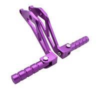 Reposapiés para moto Reposapiés traseros para motocicleta eléctrica Sur-Ron Light Bee XS, CNC, compatible con Segway X160 X260(Purple)