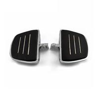 Reposapiés para motocicleta Compatible con Harley Touring Dyna Softail Compatible modelos Sportster XL883 1200 Reposapiés Estriberas de bicicleta Pedal apoyo Estriberas Moto para(Chrome)