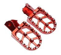 Reposapiés para motocicleta Compatible con Sur-Ron Light Bee X y S Estriberas de aluminio duraderas para motocicletas Reposapiés Pedal soporte conexión Estriberas Moto para(Red)