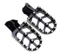 Reposapiés para motocicleta Compatible con Sur-Ron Light Bee X y S Estriberas de aluminio duraderas para motocicletas Reposapiés Pedal soporte conexión Estriberas Moto para(Black)