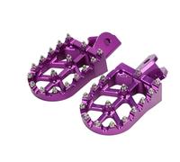 Reposapiés para motocicleta Compatible con TALARIA Compatible Sur Ron Light Bee X/S Compatible Honda CRF150F/230F Reposapiés Pedales Estriberas Moto para(Purple)
