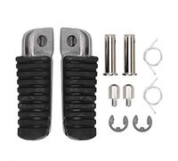 Reposapiés para Motocicleta de Aluminio, 2 Piezas, Diseño Resistente, Ajuste para EX250 250 2008-2012 - Soporte Ergonómico, Instalación Fácil, Accesorio Duradero