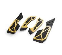 Reposapiés Para Motocicleta Estribo Almohadillas Para Los Pies Placa Del Pedal Estribos Para N Max NMax 125 150 155 NMax125 NMax150 NMax155 Reposapiés Motocicleta(Oro,A pair)