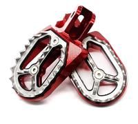 Reposapiés Para Motocicleta Para CRF230F 2003-2017 Palanca Embrague Freno Cambio Marchas Protector Guía Cadena Tapa Gasolina Pedal Clavija(Footpeg Red)