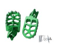 Reposapiés Para Motocicleta Para CRF300L Para Rally 2021 2022 2023 Reposapiés De Motocicleta Pedales Clavijas Pie(Green)