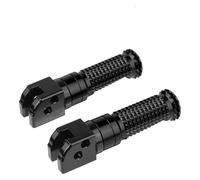 Reposapiés Para Motocicleta Para Ducati Para Scrambler 803 800 Para Classic Para Cafe Para Racer Para Motocicleta Con Acelerador Completo Estribo Delantero Trasero(1 Pair Black)