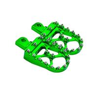 Reposapiés para Motocicleta para Freewheeler/Servi-Car/Tri Glide Ultra Classic/Street Glide Trike, Estribos Anchos para Motocicleta, Pedales CNC con Resortes,F Green