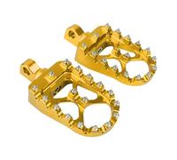 Reposapiés para Motocicleta para Freewheeler/Servi-Car/Tri Glide Ultra Classic/Street Glide Trike, Estribos Anchos para Motocicleta, Pedales CNC con Resortes,C Gold