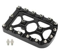 Reposapiés Para Motocicleta Para Harley Para Dyna FLD Para Softail Touring Estriberas Motocicleta Con Almohadilla Grande Y Cubierta Pedal Freno(A)