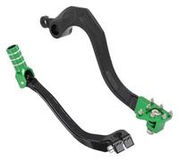 Reposapiés Para Motocicleta Para Kawasaki Para KX450F Para KX450 Para KX250F Para KLX450R Pedal Palanca Cambios Freno Pie CNC Motocicleta(SetA)
