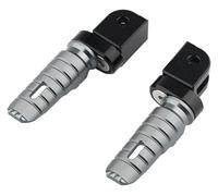 Reposapiés Para Motocicleta Para Shotgun 650 Para Hunter 350 Para INTERCEPTOR Para CONTINENTAL GT650 Estriberas Delanteras Conductor(A-Gray)