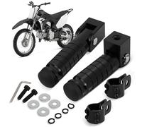 Reposapiés para Motocicleta Plegables CNC Estriberas Traseras Universales para la Mayoría de Bicicletas Eléctricas Motos Scooters y Dirt Pit Bikes