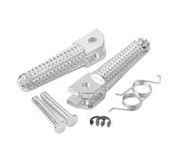 Reposapiés para Motocicleta Reposapiés Delantero for Motocicleta Yamaha YZF R125 R25 R3 MT125 MT25 MT03 MT09 FZ09 MT10 MT07 FZ6 XJ6.(A Pair)