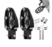 Reposapiés Para Motocicleta Reposapies Moto Uni-versal Clavijas De Pie De Motocicleta Reposapies Moto Trasero Pedales De Pasajero Resistentes Pedal Trasero De Aleación De Aluminio