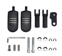 Reposapiés para Motocicleta Reposapiés Trasero for Pasajero, estriberas for Motocicletas, Montaje/Ajuste for Harley Davidson Cross Bones FLSTSB 08-11 Softail Slim FLS FLSS 12-17(B Style)