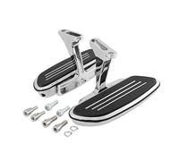 Reposapiés para Motocicleta Soporte for Estribo Trasero de Pasajero Pegstreamliner for Motocicleta/Apto for estribos Harley Touring Street Electra Glide Road King 1993-2024(Chrome)