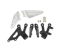 Reposapiés Para Ninja Para ZX12R 2002 2003 2004 2005 Reposapiés Delanteros Para Motocicleta Soporte De Repuesto Negro Mate Plateado Accesorios De Actualización